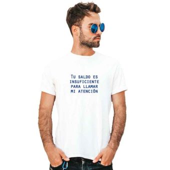 camiseta con diseno tu saldo es insuficiente 9 Regalos para hombres y mujeres